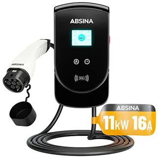 ABSINA Wallbox Tipo 2 para Cargar Coches electrónicos con Conector Tipo 2