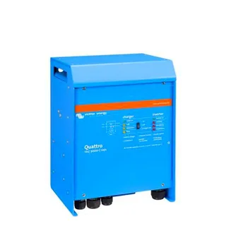 Victron Energy Quattro Inversor de Onda Sinusoidal Pura 3000VA 12-Voltios 230V Cargador de Batería 120 amperios