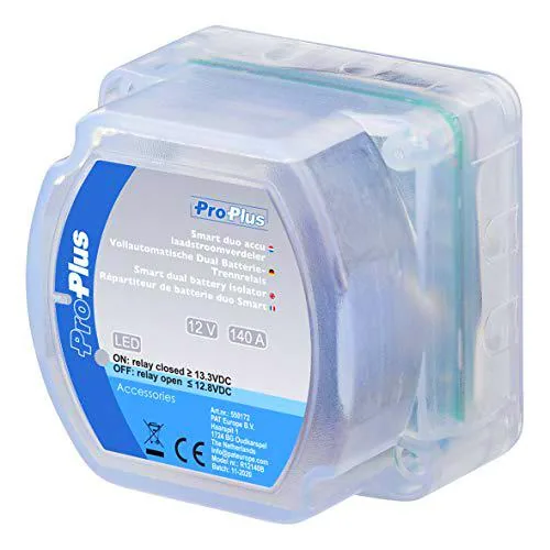 ProPlus 550172 répartiteur de batterie Duo Smart, 12 V/140 A