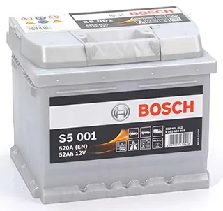 Bosch S5001 Batería de automóvil 52A/h-520A