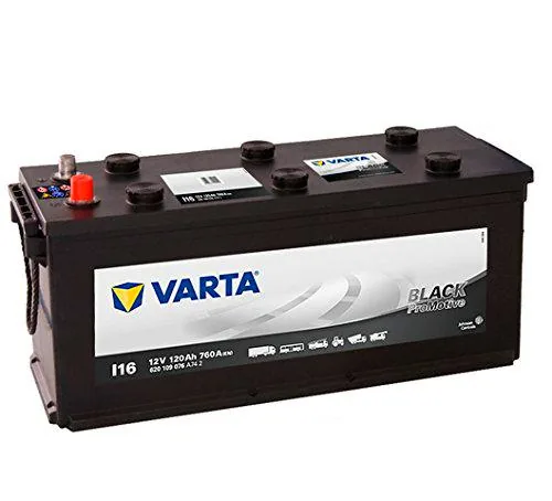 Varta promotive Black i16  -  12  V/120  Ah  -  760  A/EN HD Vehículos industriales batería