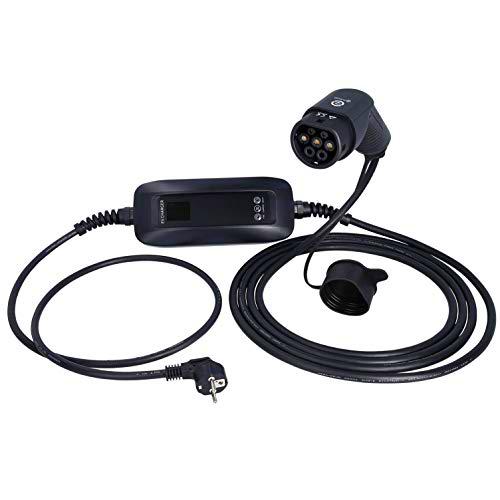 KS Tools 117.7615 Estación de carga móvil efuturo con cable de carga de tipo 2