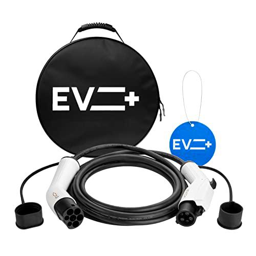 EV + Cable para Coche Eléctrico Tipo 1 SAE J1772 a Tipo 2