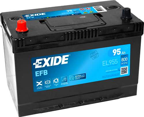 Exide NBA-1053 BATERÍA 12V/95AH-800 CCA-EFB EL955, Unisex-Adult, Multicolor
