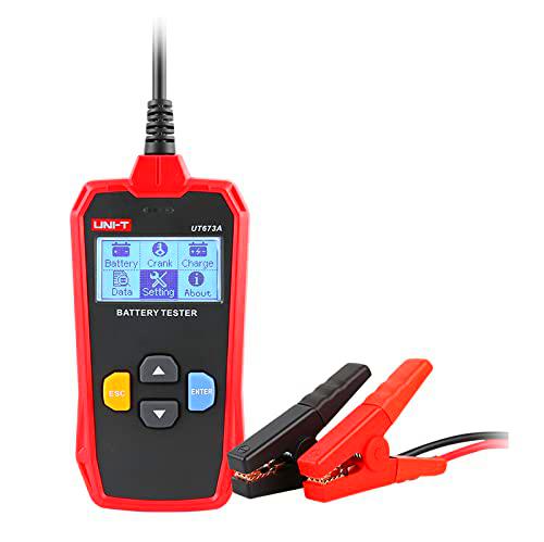 UNI-T UT673A Probador de Batería, 3Ah-250Ah