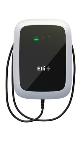 Volkswagen Elli Charger Standard I Cargador de EV de Tipo 2 I Compatible con Todos los EV I hasta 7,4 kW I 7,5m Cable Incluido I para Uso Interior y Exterior I Monofásico