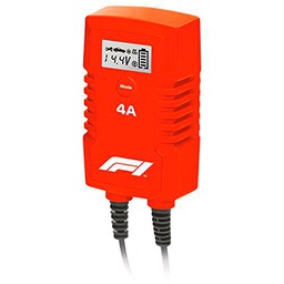 Cargador de batería con microprocesador Fórmula 1 de 4 amperios para fuente de alimentación de 6/12 V