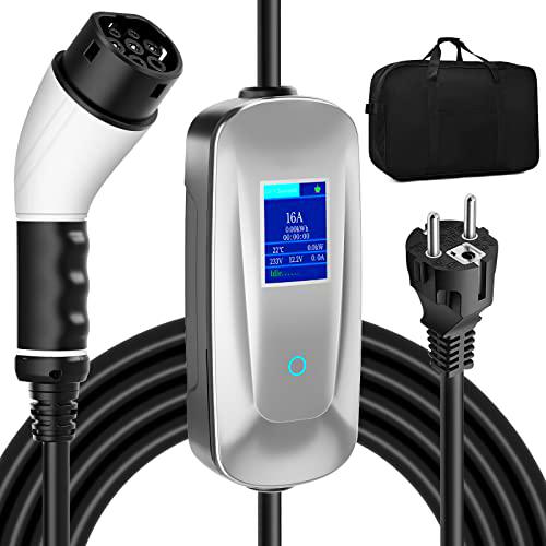 AIMAX Cable de Carga Tipo 2 Schuko Wallboxes Estación de Carga EV 3.5kw 16A