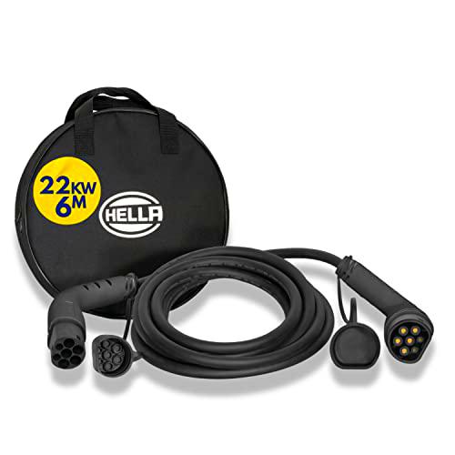 HELLA 8KE 358 255-051 - Cable de carga tipo 2 para coches eléctricos EV y plug-in híbrido