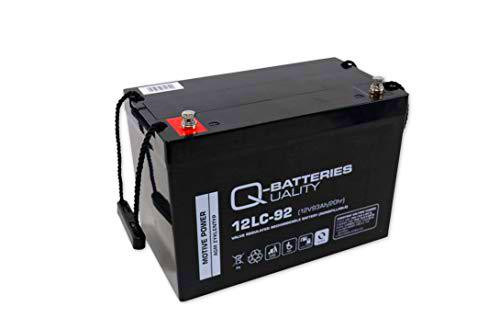 Batería Qbatteries 12LC-92 Agm Deep Cycle Battery. Tecnología AGM. 12V