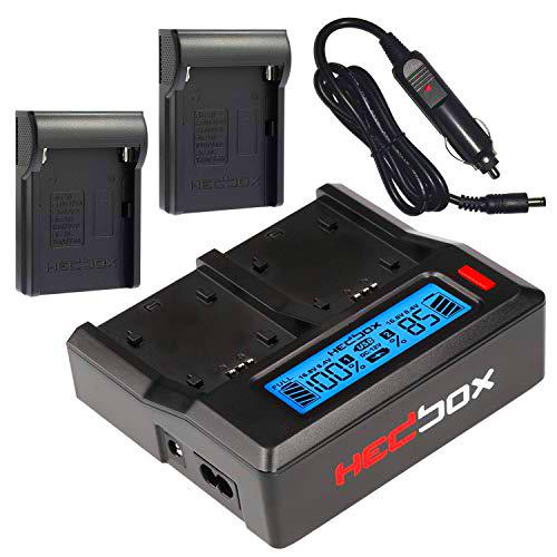HEDBOX RP-DC50/DBP975 Cargador de batería Inteligente LCD Dual
