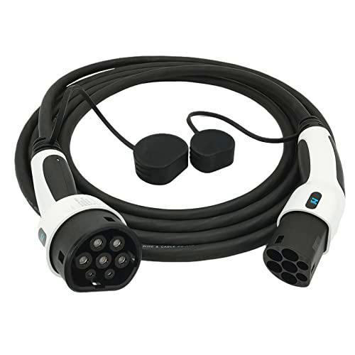 K.H.O.N.S. EV Cable de Carga Tipo 2 a Tipo 2 32A IEC62196-2 Trifásico