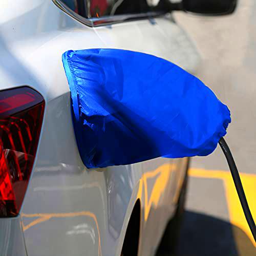 LZSTEC EV Cubierta del puerto del cargador, Accesorio de carga impermeable para automóviles eléctricos al aire libre