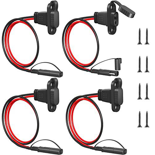 HITRENDS Cable de enchufe SAE, adaptador de enchufe solar de conexión rápida
