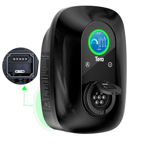 Tera Cargador EV con Reserva, Tipo 2, 11 kW, estación de Carga doméstica