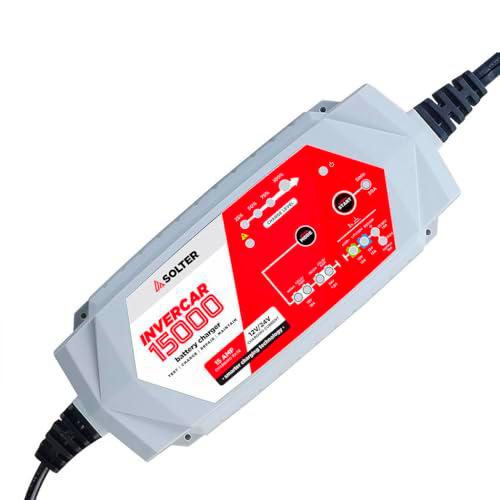 Solter - Cargador Inteligente INVERCAR 15000 8 Etapas de Carga