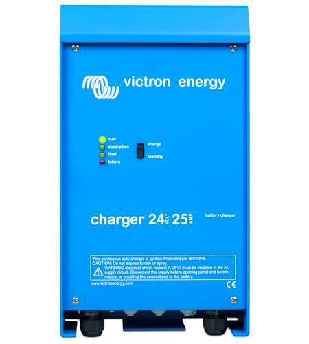 Victron Energy 24-Voltios 25 amperios Cargador de Batería con Microprocesador