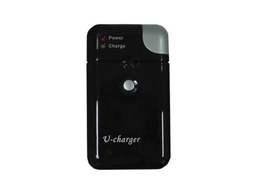 Cargador de Pilas para Coche, Compacto, portátil, Compatible con baterías Recargables