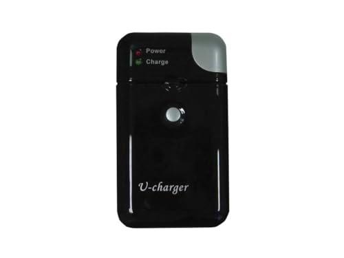 Cargador de Pilas para Coche, Compacto, portátil, Compatible con baterías Recargables