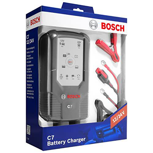 Bosch C7 - Cargador de batería Inteligente y automático