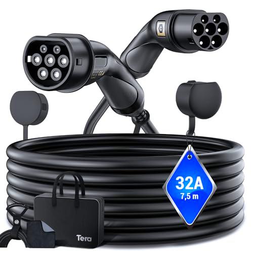 Tera Cable de Carga Tipo 2 de 22 kW, 32 A, 7,5 Metros