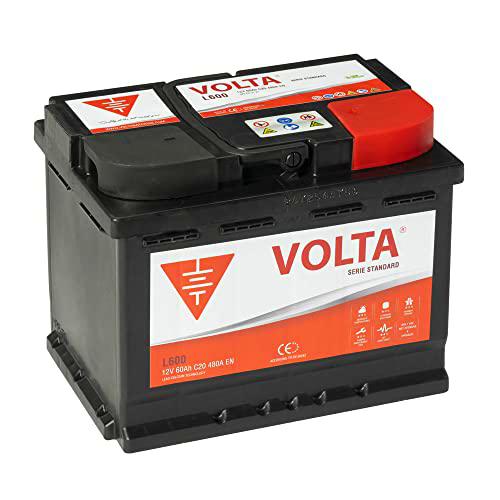 Batería De Coche 60Ah 480A EN Standard Volta L600D