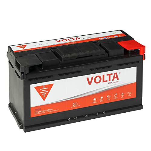 Bateria de Coche Classic 95Ah 760A - Borne +Dcha - Medidas Largo 353 x Ancho 175 x Alto 190 mm con 2 años de Garantía