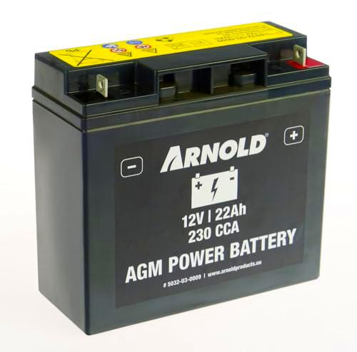 ARNOLD AGM AZ109 - Batería de Arranque (12 V, 22 Ah