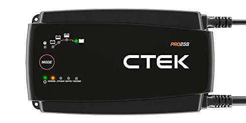 CTEK Cargador de batería Pro25S de 12 V, Fuente de alimentación