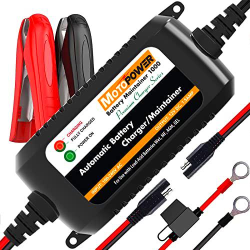 MOTOPOWER MP00206A 12V 1.5A Totalmente automático Cargador de batería/Mantenedor de automóviles
