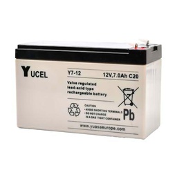 Clulite 12v 7amp/HR SLA Battery Batería, Unisex, Negro