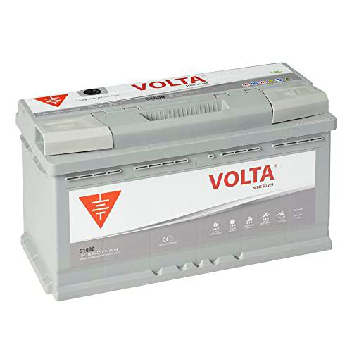 Bateria de Coche Silver 100Ah 940A - Borne +Dcha - Medidas Largo 353 x Ancho 175 x Alto 190 mm con 2 años de Garantía
