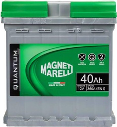 Quantum Energy Batería de coche Magneti Marelli 40AH 12V 330A EN1 para cassette L0