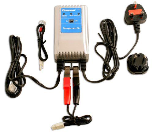 GUNSON 77115 6 V – 12 V Mantenimiento Cargador de batería